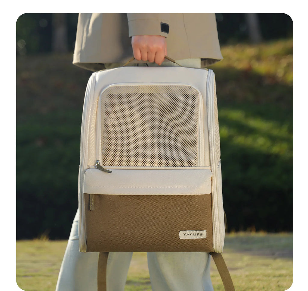 Large Carrier Backpack for Cats and Dogs