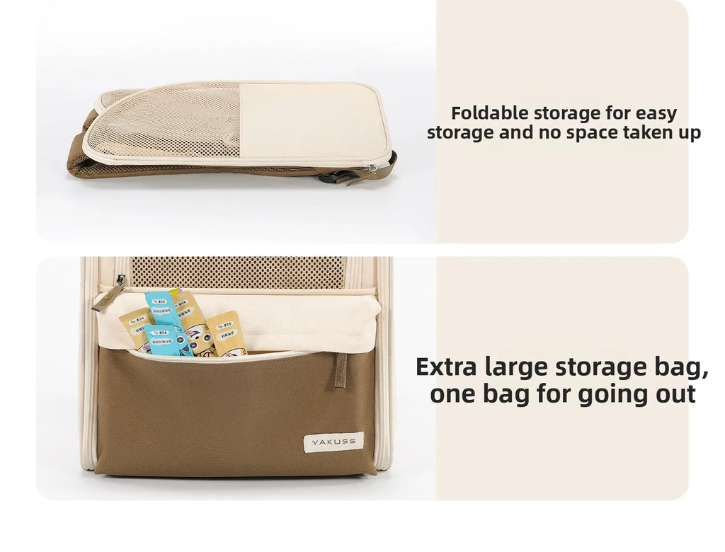 Large Carrier Backpack for Cats and Dogs