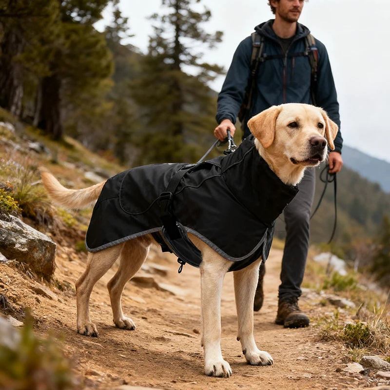 Chubasquero Impermeable para Perros con Tira Reflectante