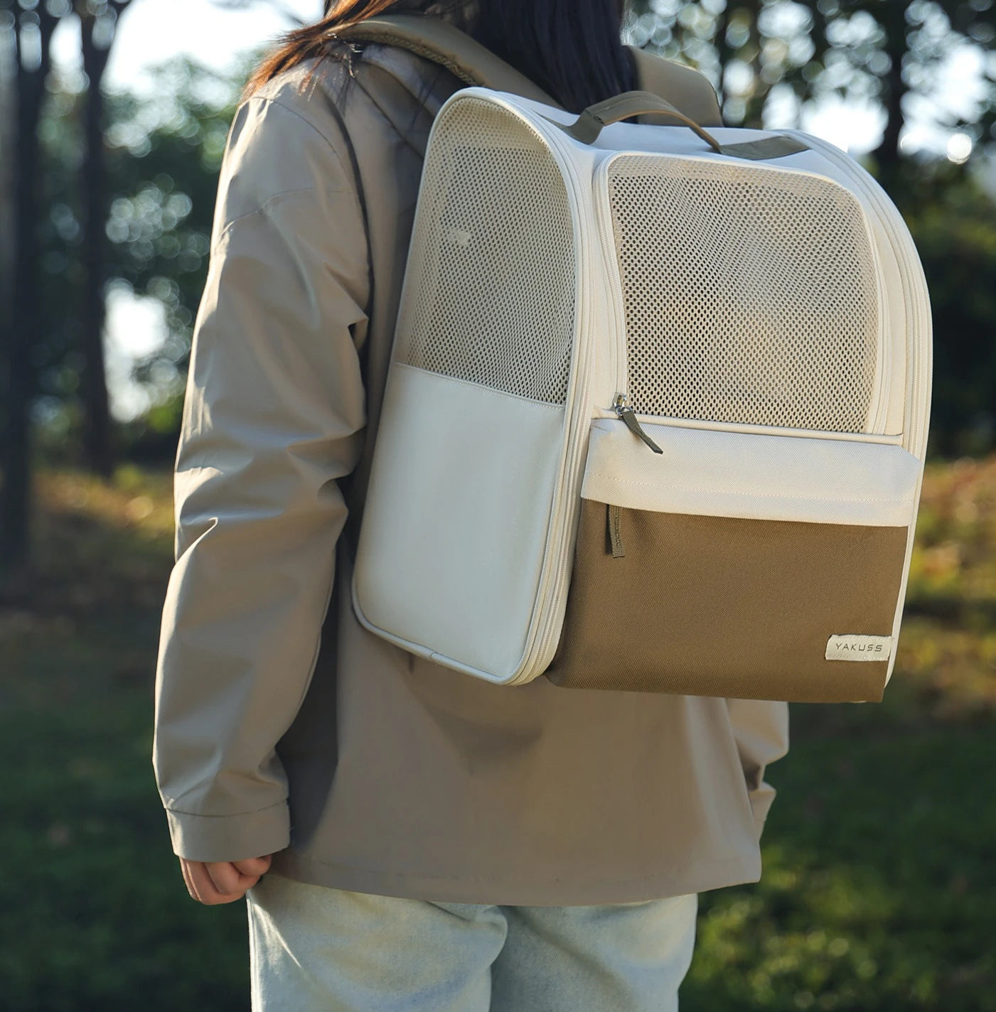 Large Carrier Backpack for Cats and Dogs