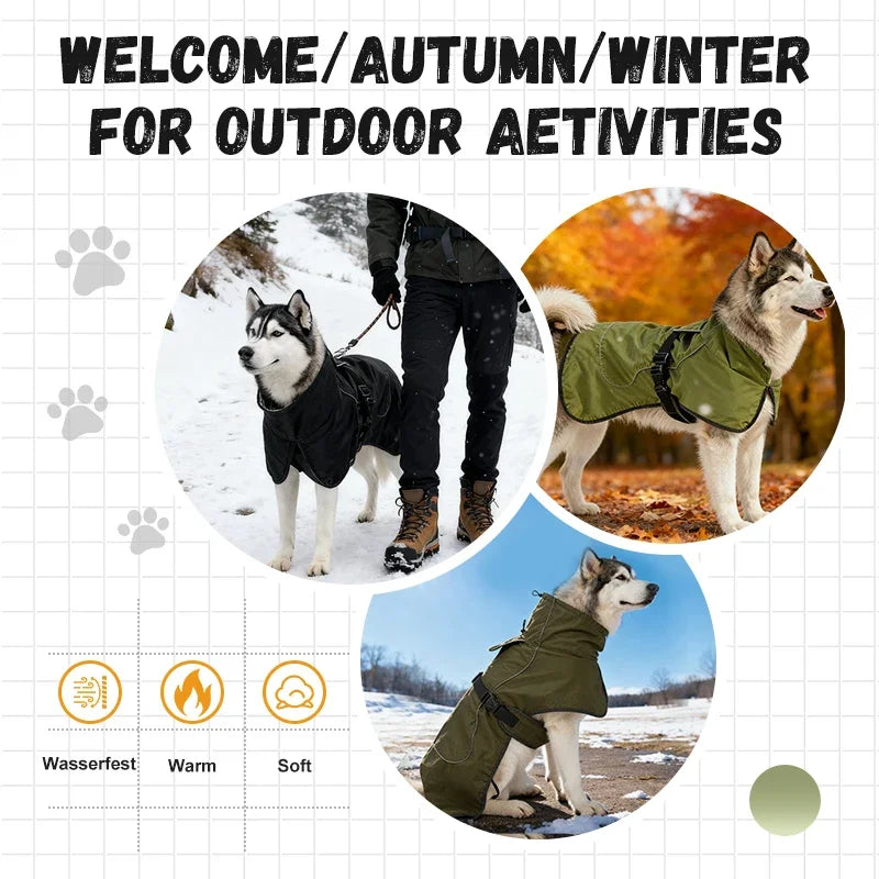 Chubasquero Impermeable para Perros con Tira Reflectante